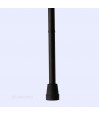 Embout de canne de marche en aluminium discret et sobre, stable pour homme et femme.