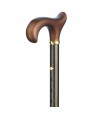 Superbe canne pliante XL en aluminium bronze poignée soft. Soutien stable jusqu'à 120 kg.
