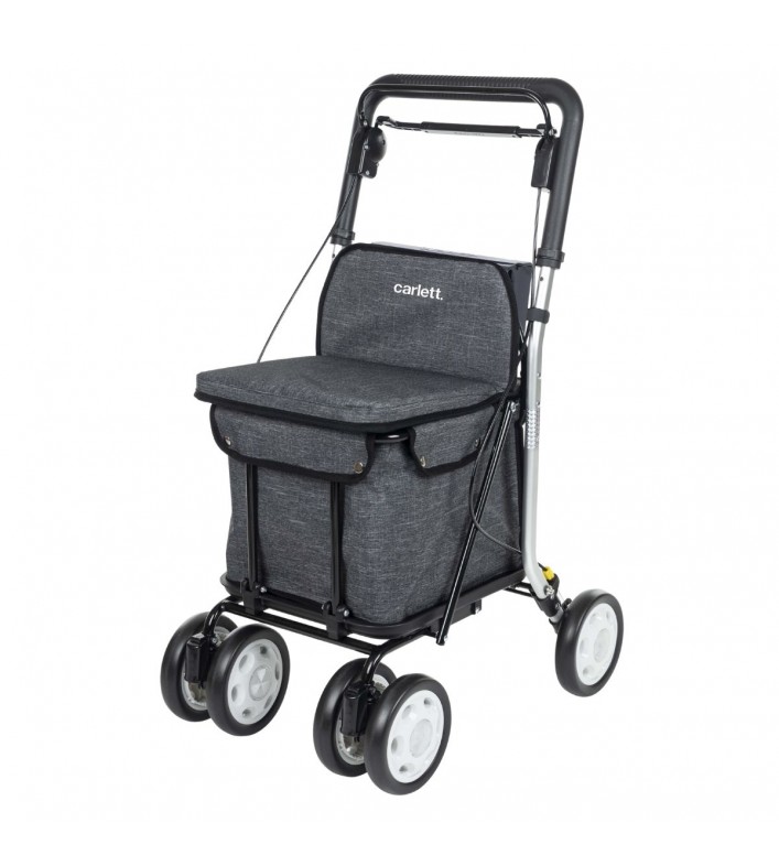 Le déambulateur chariot de course Lett800, indispensable pour les courses et la mobilité.