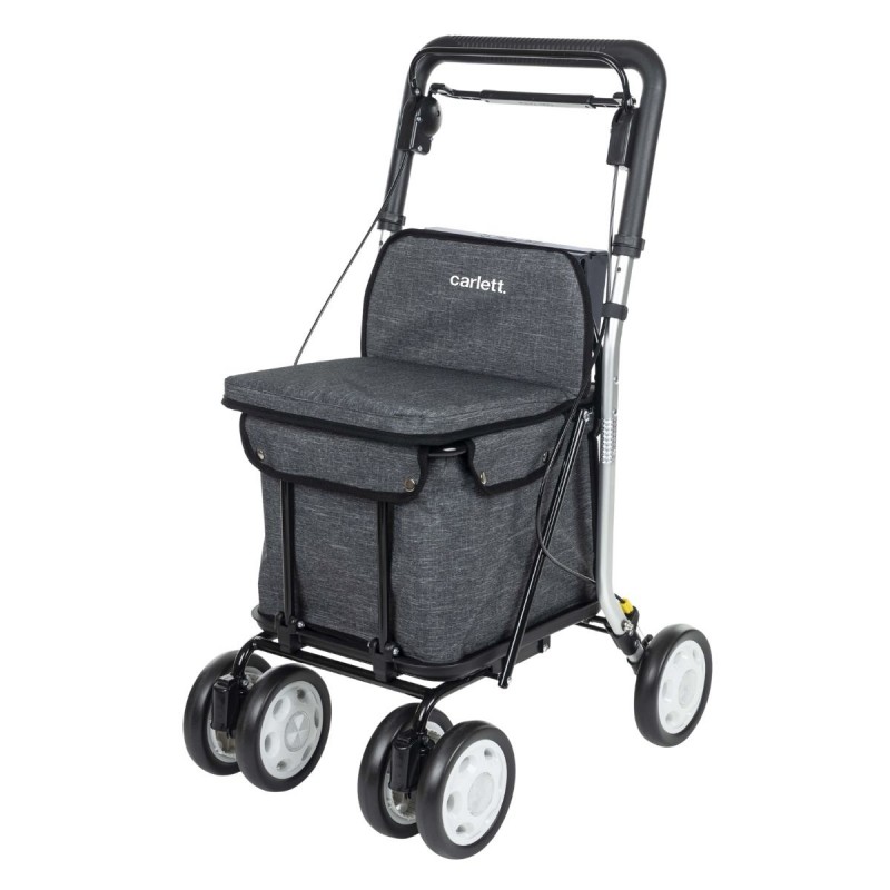Le déambulateur chariot de course Lett800, indispensable pour les courses et la mobilité.