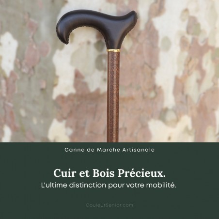 Extrémité de la canne de marche facilement ajustable à la taille de l'utilisateur