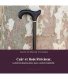 Profil de la poignée Derby ergonomique en cuir noir pour un appui stable et confortable