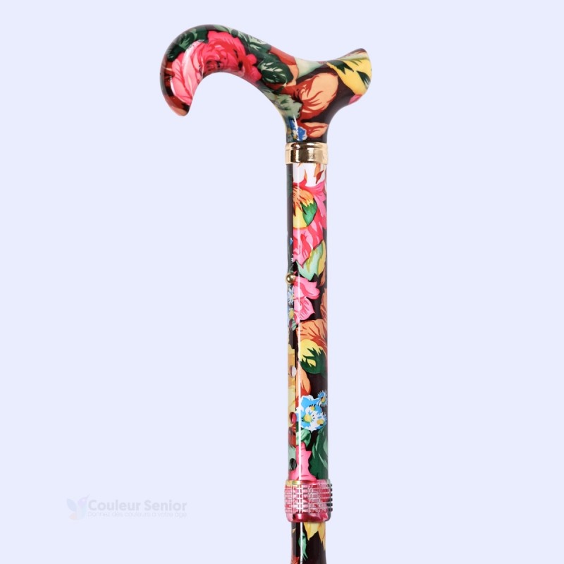 Système de réglage en hauteur de la canne pliante en aluminium, de 82 à 92 cm