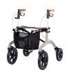 Vue de profil du déambulateur  Allround Saljol, modèle premium, idéal pour les seniors actifs.