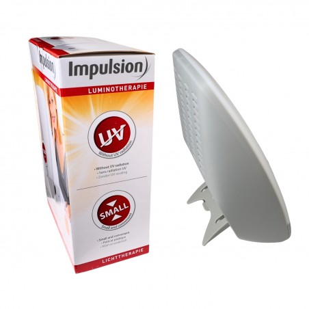 Profil de la boîte IMPULSION détaillant les tubes fluorescents sans UV.