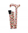 Canne de marche femme pliable fantaisie, design nature original. Ultra légère pour un transport facile.