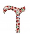 Motif nature Porte-Bonheur coccinelles canne de marche fantaisie originale pour femme.