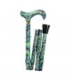 Position droite de la canne pliée Nymphéas de Monet, belle alternative de cadeau originale.