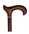 Superbe poignée Derby bronze pour la canne XL Séquoia, une alternative de cadeau idéale pour les seniors.