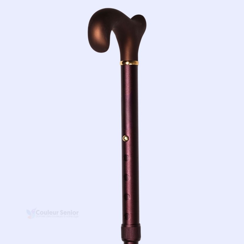 Solide système de réglage de la canne XL en bronze Séquoia, superbe idée cadeau.