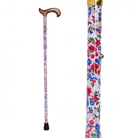 Canne de marche pliable et réglable Liberty Printemps pour femme. Excellente qualité.