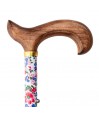Poignée derby en bois clair, pour grandes mains de la canne de marche pliante Liberty Printemps.