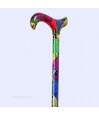 Design tropical aux couleurs vives et au fini brillant sur le fût en aluminium. Idéal pour offrir comme cadeau.