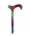Canne de marche colorée Tropicale, pour femme. Originale et féminine, de qualité de la marque Gastrock.