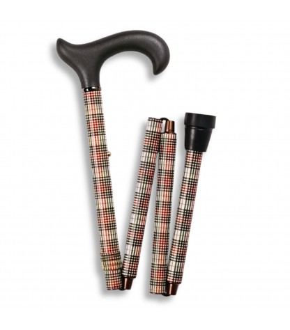 Canne de marche Oxford pliante, formelle et haut de gamme, fabriquée en Allemagne. Idéal pour un homme de grande taille.