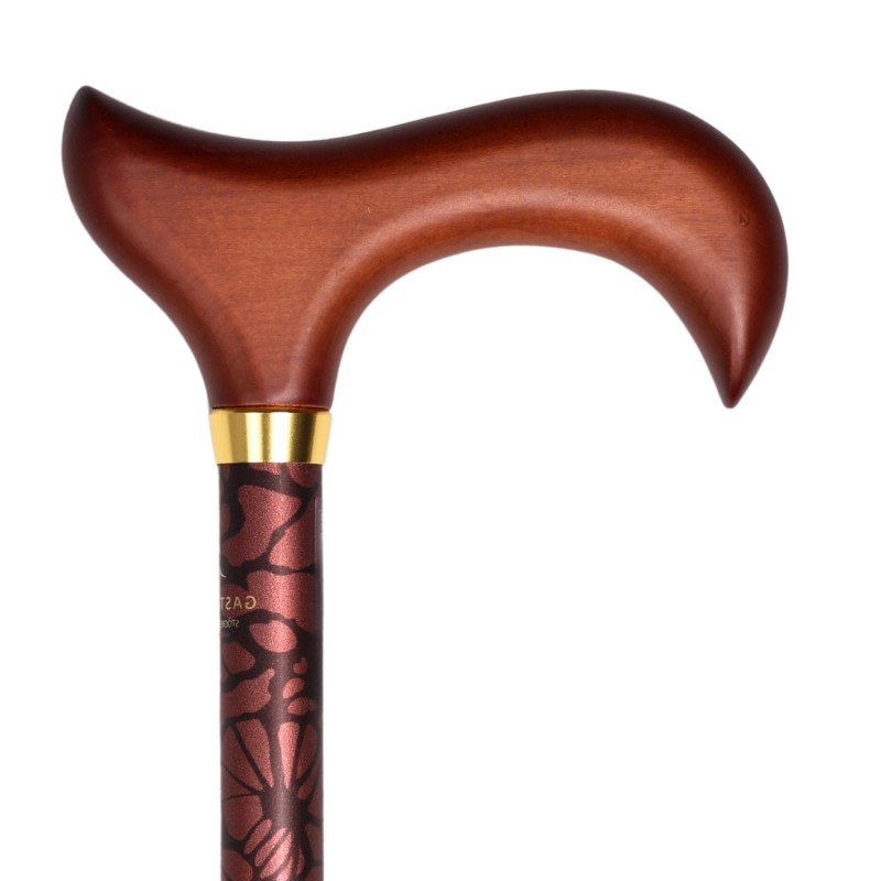 Poignée élégante de la canne Ailes de Monarque en bronze, belle idée cadeau pour les seniors.