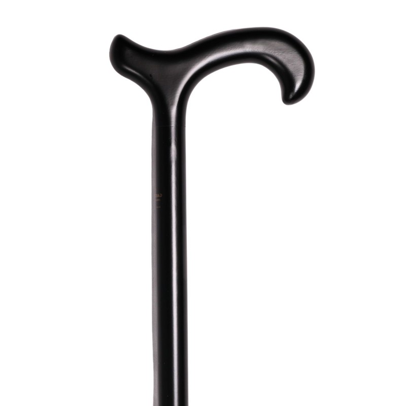 Poignée de canne de marche en bois noir Sorbonne CouleurSenior, alternative de cadeau.