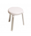 Tabouret de douche rotatif à 360 degrés, idéal pour assurer la sécurité à domicile.