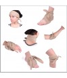 Bandeau gel chaud froid utilisé sur tête cheville poignet genou cou soulagement douleurs — Couleur Senior