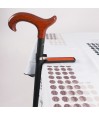 Porte-cannes orange plastique 11.5 x 2.4 cm - Lot de 2