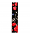 Canne pliante réglable alu fruits sur fond noir Canne pliante réglable alu fruits sur fond noir