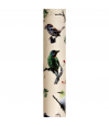 Canne réglable alu beige oiseaux et poignée bois Canne réglable alu beige oiseaux et poignée bois