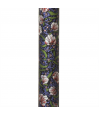 Canne pliante réglable alu fleurs et poignée bois Canne pliante réglable alu fleurs et poignée bois