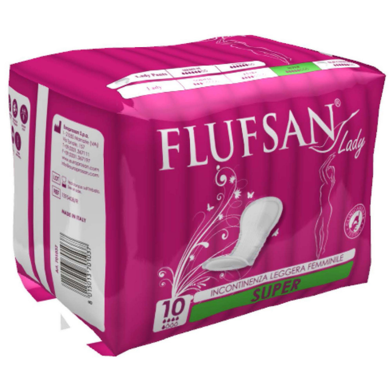 Absorbant féminin capacité supérieure. Protection de jour pour incontinence légère, discrète sous les vêtements.