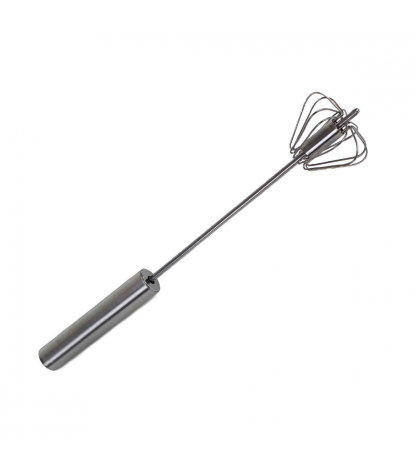 Fouet automatique inox rotation automatique va-et-vient sans effort cuisine senior — Couleur Senior