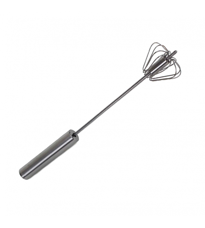 Fouet automatique inox rotation automatique va-et-vient sans effort cuisine senior — Couleur Senior