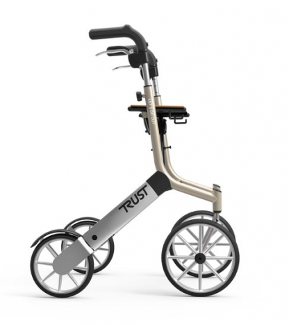 Déambulateur Let's Go Out – Rollator 4 roues léger et élégant avec sac inclus