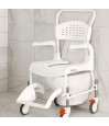 chaise de douche et de toilettes réglable en hauteur