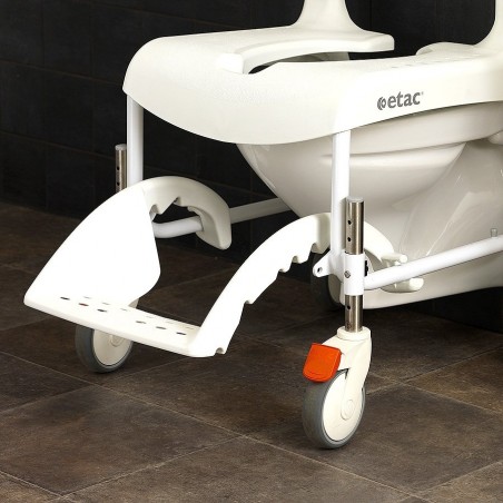 chaise de douche et de toilettes réglable en hauteur