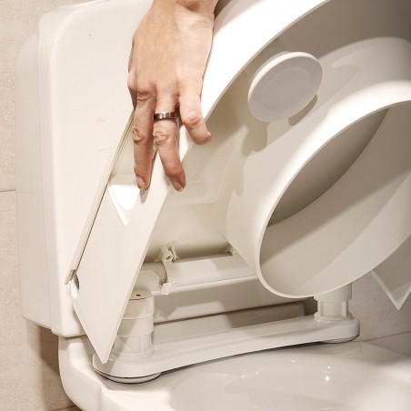 Rehausseur de toilettes réglable